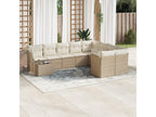 Beige Woven Resin Wicker Outdoor Furniture Set - dlz1766570783005
