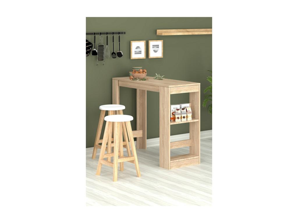 Brown Dining Table, 120 x 50 x 100 cm