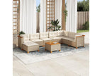 Beige Woven Resin Wicker Outdoor Furniture Set - dlz1766570296114
