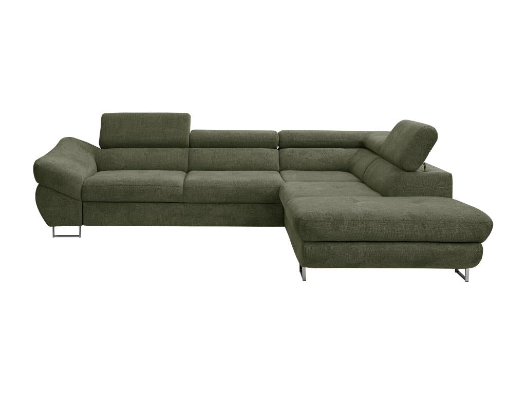 Green Fabric Sofa Bed