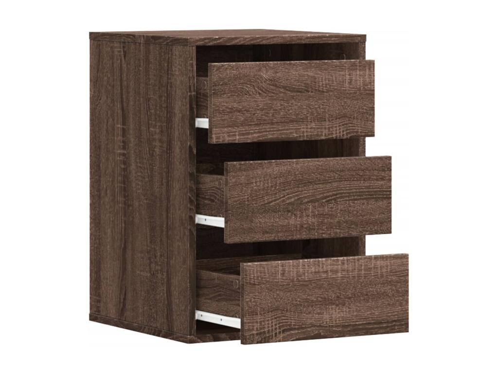 Brown Oak Wood Dresser, 40 x 41 x 58 cm