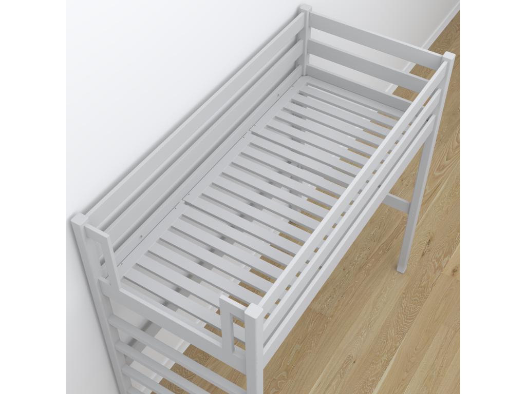 Gray Bed, 100 x 190 cm