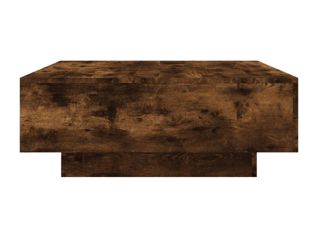 Natural Engineered Wood Coffee Table, 80 x 80 x 31 cm