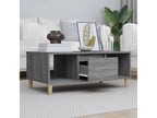 Gray Engineered Wood Coffee Table, 90 x 50 x 36.5 cm