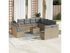 Beige Woven Resin Wicker Outdoor Furniture Set - dlz1766572103242