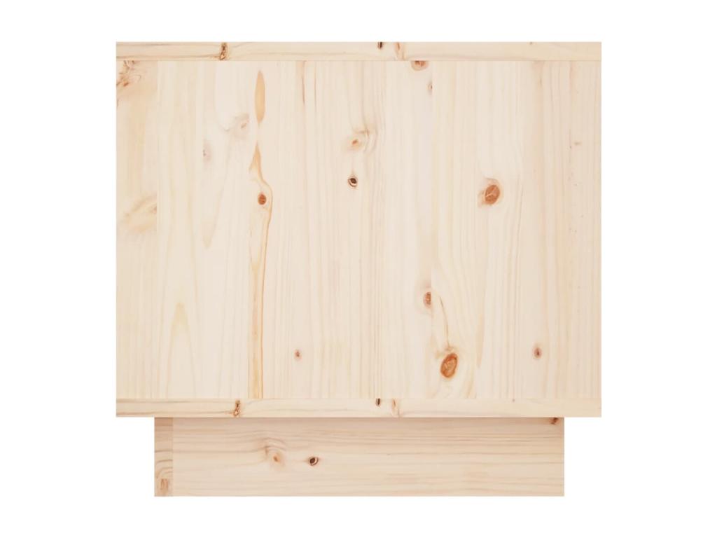 Pine Wood Table, 35 x 34 x 32 cm