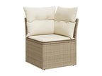 Beige Woven Resin Wicker Outdoor Furniture Set - dlz1766570702207