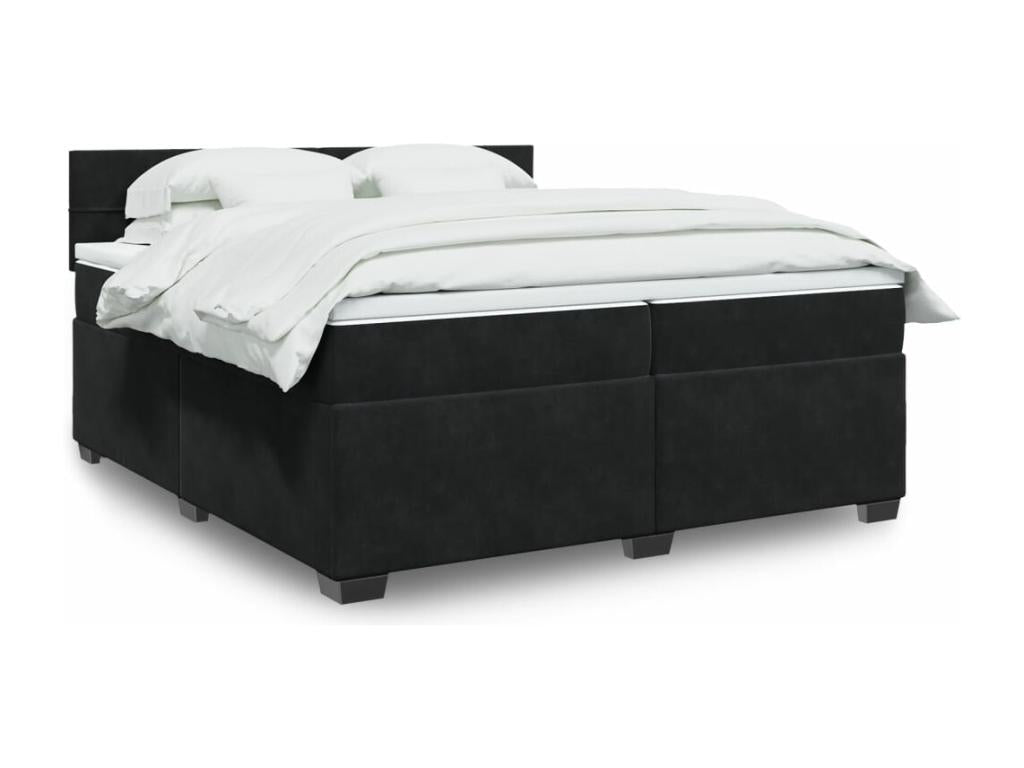 Black Velvet Mattress, 200 x 200 cm