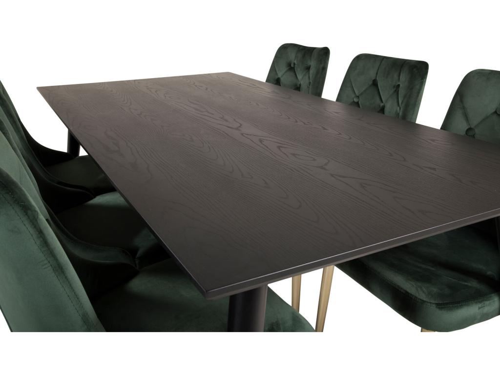 Green Velvet Table