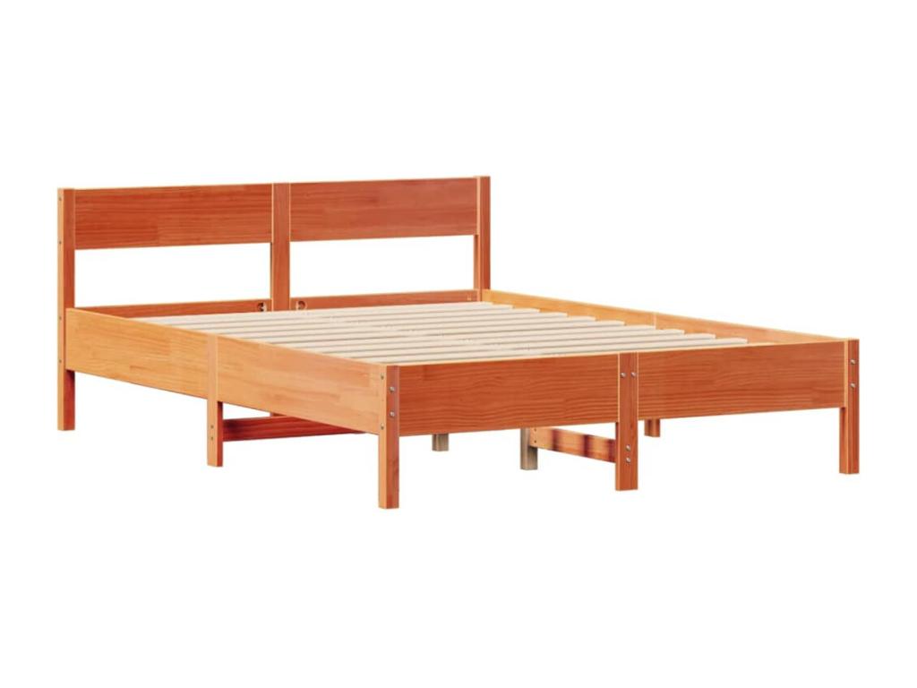 Brown Pine Wood Mattress, 120 x 190 cm