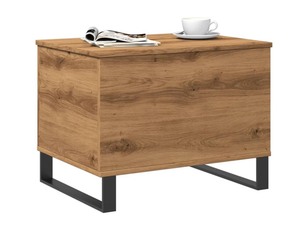 Brown Engineered Wood Coffee Table, 60 x 44.5 x 45 cm