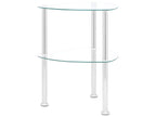 Glass Side Table, 38 x 38 x 50 cm