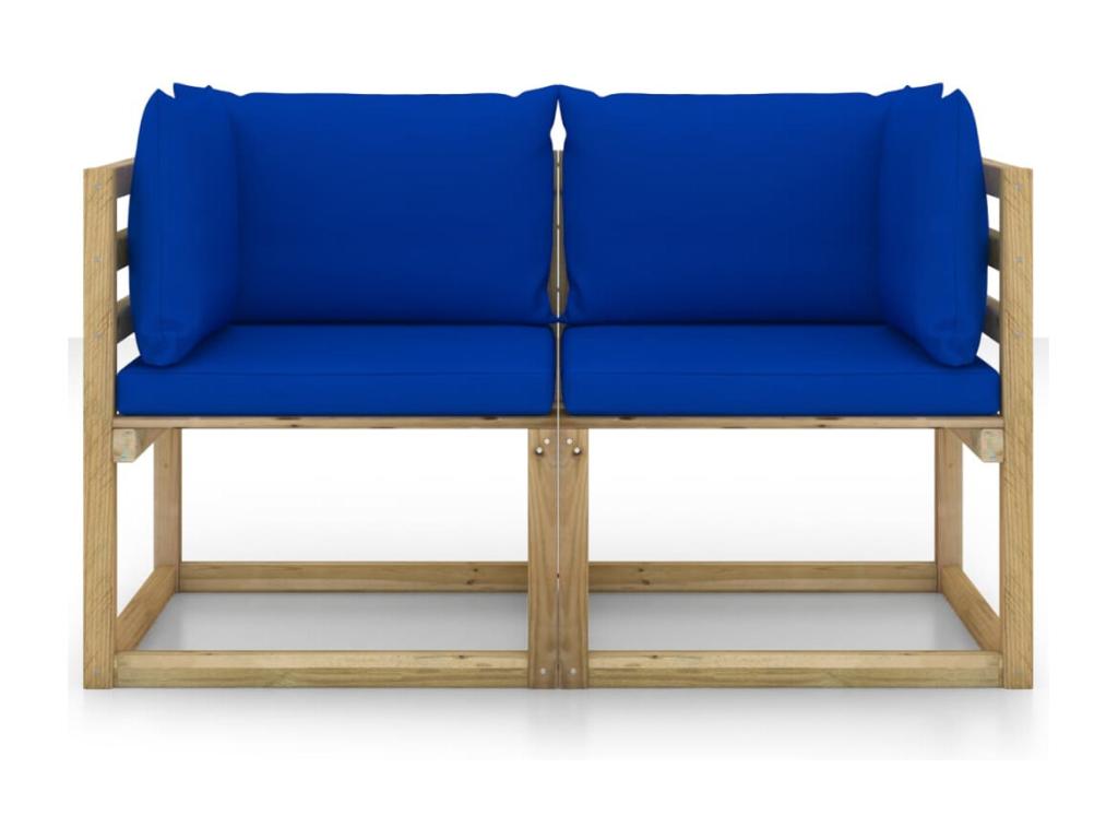 Blue Pine Wood Home Furniture