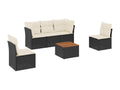 Black Woven Resin Wicker Outdoor Furniture Set - dlz1766570776249