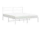 White Metal Bed Frame, 150 x 200 cm - dlz1766570515304