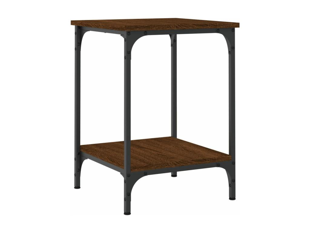 Brown Engineered Wood Coffee Table, 40 x 40 x 55 cm