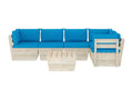 Blue Outdoor Furniture Set