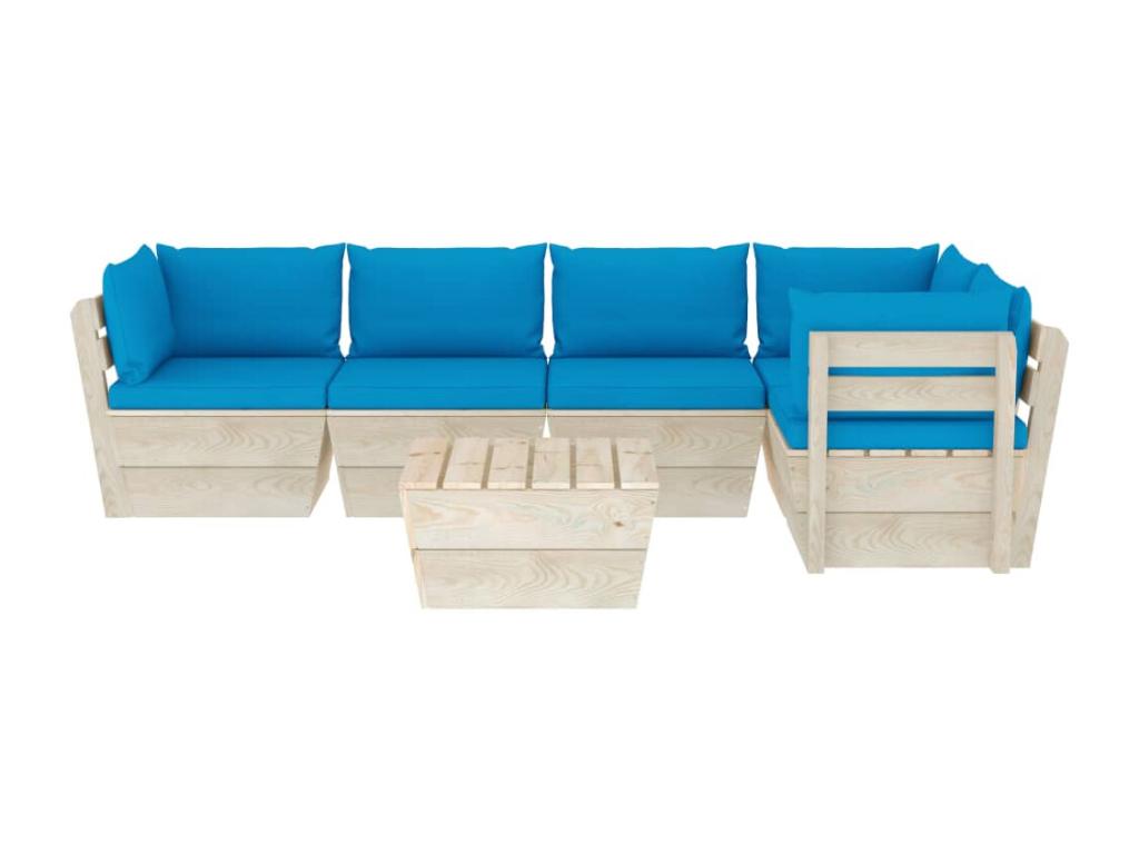 Blue Outdoor Furniture Set