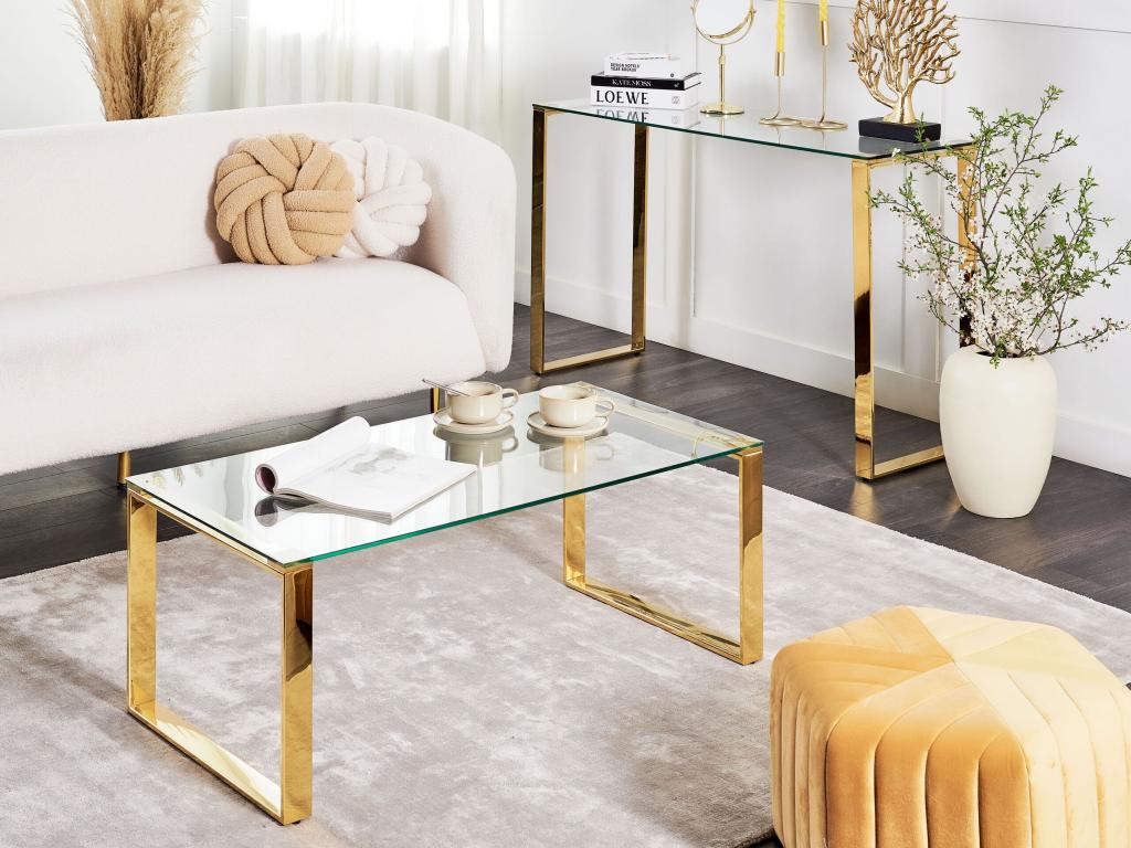 Gold Coffee Table