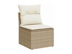Beige Woven Resin Wicker Outdoor Furniture Set - dlz1766570305443