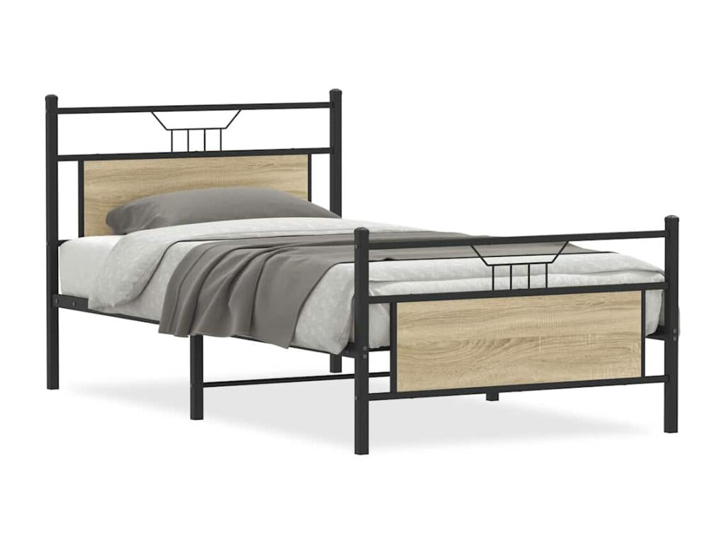 Brown Oak Wood Mattress, 107 x 203 cm