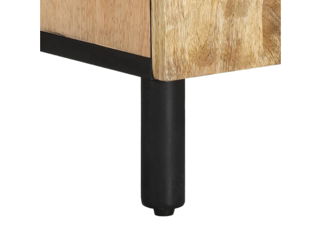 Brown Solid Wood TV Stand, 105 x 33 x 46 cm