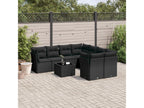 Black Woven Resin Wicker Outdoor Furniture Set - dlz1766570744587