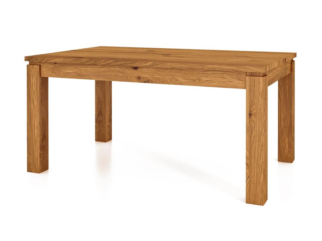 Natural Oak Wood Table, 80 x 160 cm