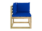 Blue Pine Wood Home Furniture