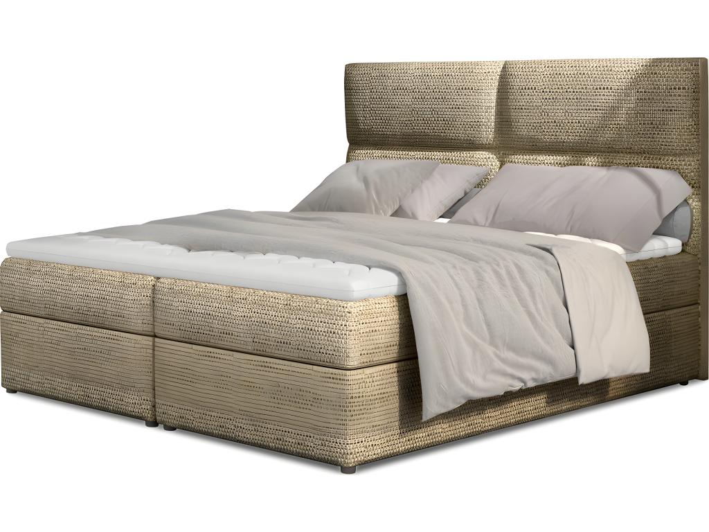 Beige Fabric Mattress, 140 x 200 cm