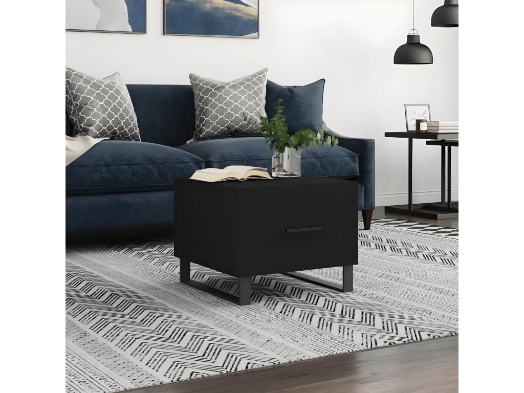 Black Coffee Table, 50 x 50 x 40 cm