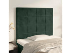 Green Velvet Bed, 90 x 5 x 78 cm