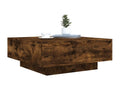 Natural Engineered Wood Coffee Table, 80 x 80 x 31 cm