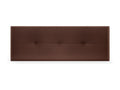 Brown Faux Leather Bed, 160 x 50 cm
