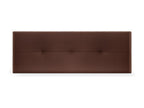 Brown Faux Leather Bed, 160 x 50 cm