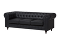 Black Leather Sofa