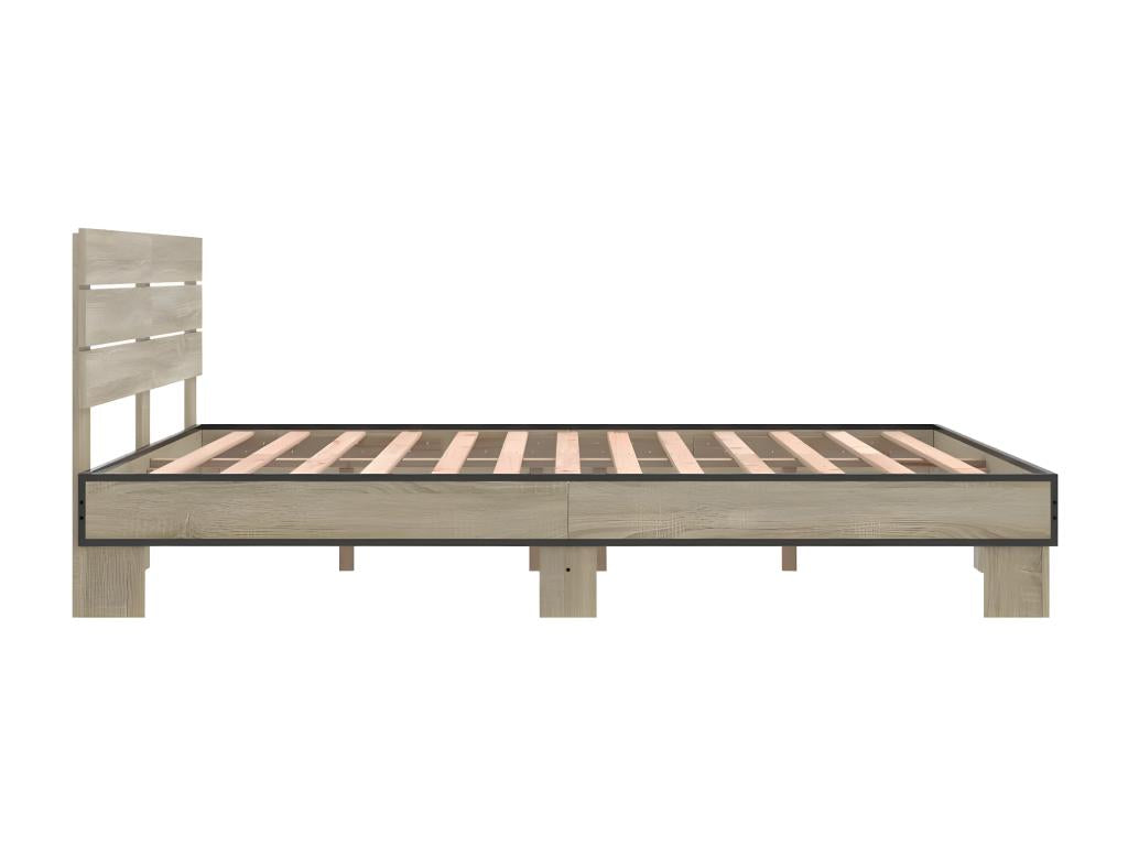 Brown Oak Wood Mattress, 150 x 200 cm