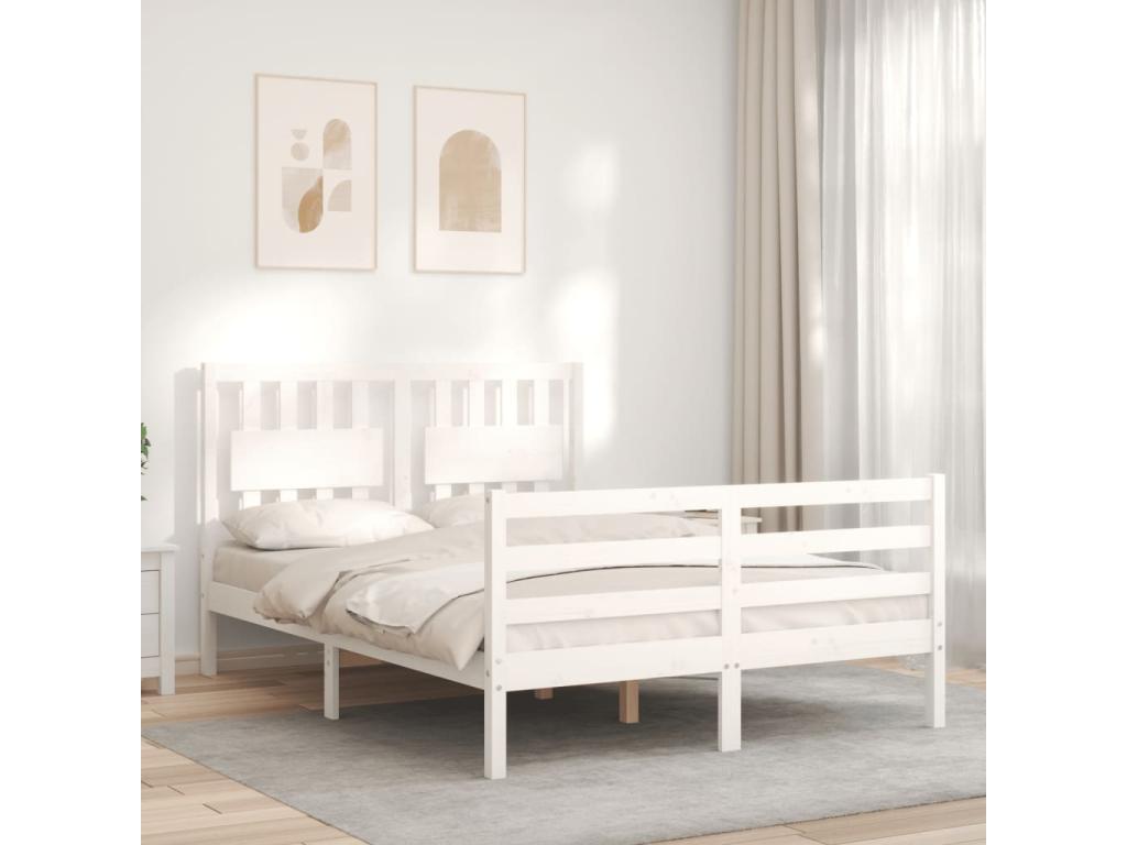 White Bed Frame, 120 x 200 cm