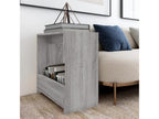 Gray Side Table, 50 x 26 x 50 cm