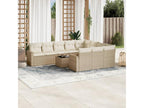 Beige Woven Resin Wicker Outdoor Furniture Set - dlz1766570496681