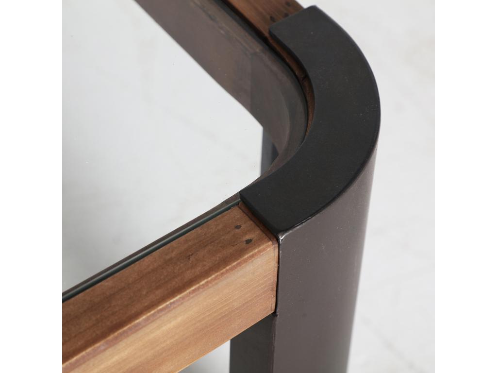 Brown Coffee Table, 122 x 66 x 44 cm