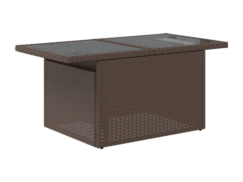 Brown Woven Resin Wicker Outdoor Furniture Set